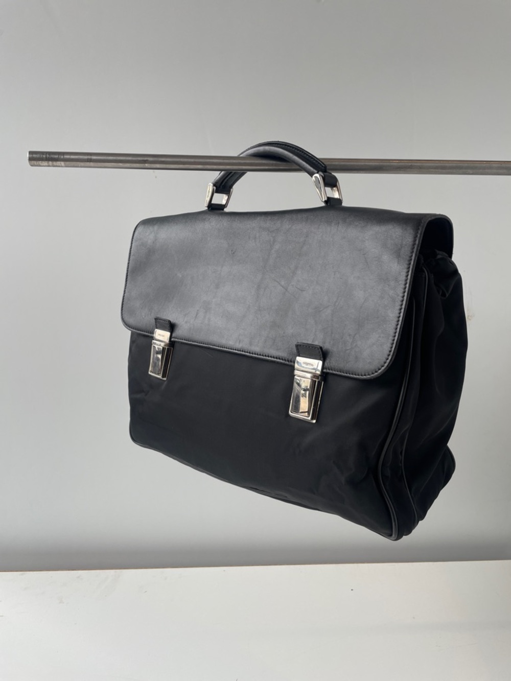 PRADA Tessuto Nylon Briefcase Bag!!!